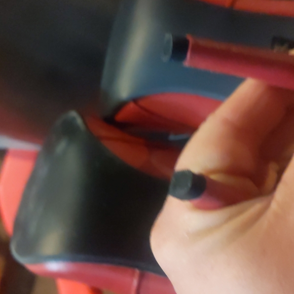 NWOT Cape Robbin red (it says wine) size 8.5 high heels boots - Picture 6 of 10